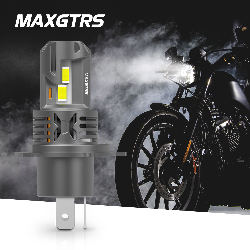 Universal Motorcycle Led Headlight Projector - 1Pcs H4 오토바이 LED 헤드라이트 전구
