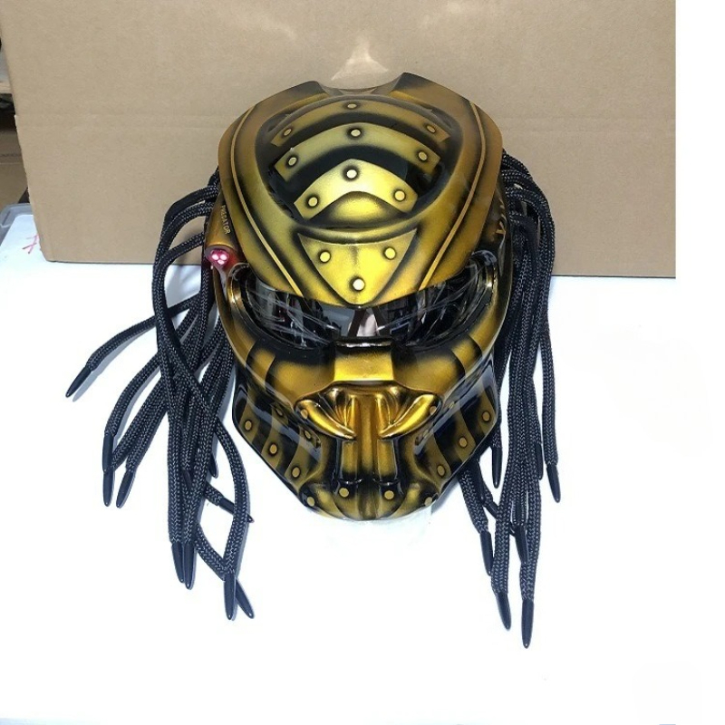 Custom Predator Motorcycle Helmet - 레이싱 프레데터 워리어 풀페이스 오토바이 헬멧,