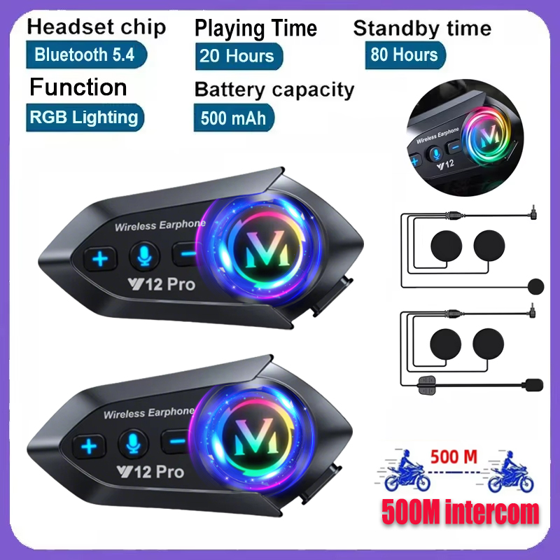 Y20 Pro 1/2x 오토바이 인터콤 헤드셋 헬멧 B - Universal Motorcycle Helmet Intercom Headset 리뷰 및 가격