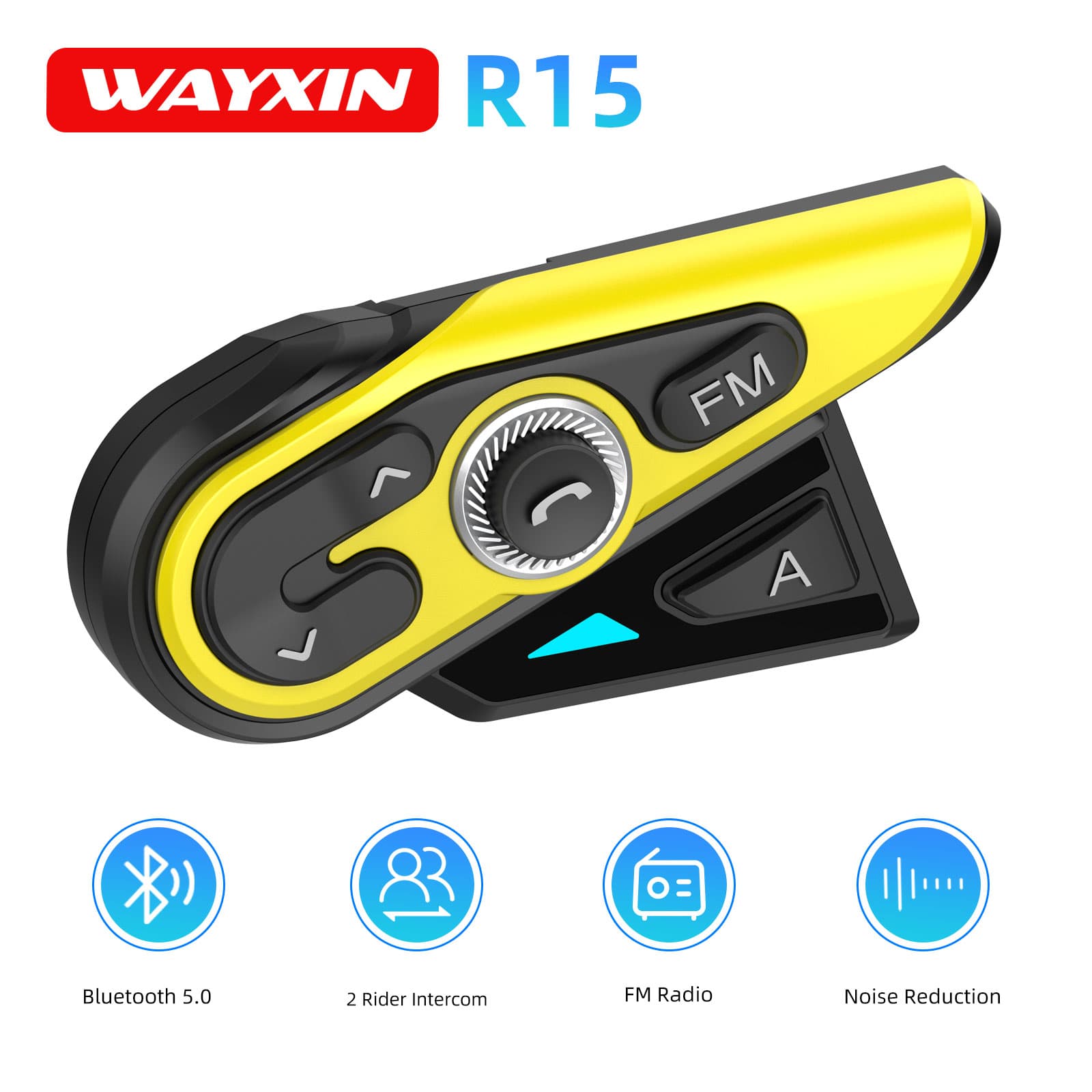 웨이신 R15 오토바이 인터콤 헬멧 헤드셋 2인용 FM - Universal Motorcycle Helmet Intercom Headset 리뷰 및 가격