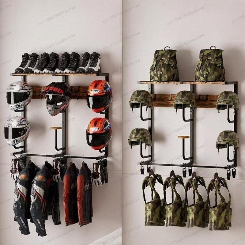 벽걸이형 헬멧 랙, 라이딩 용품 다용도 보관함, 오토바 - Riding Gear 리뷰 및 가격