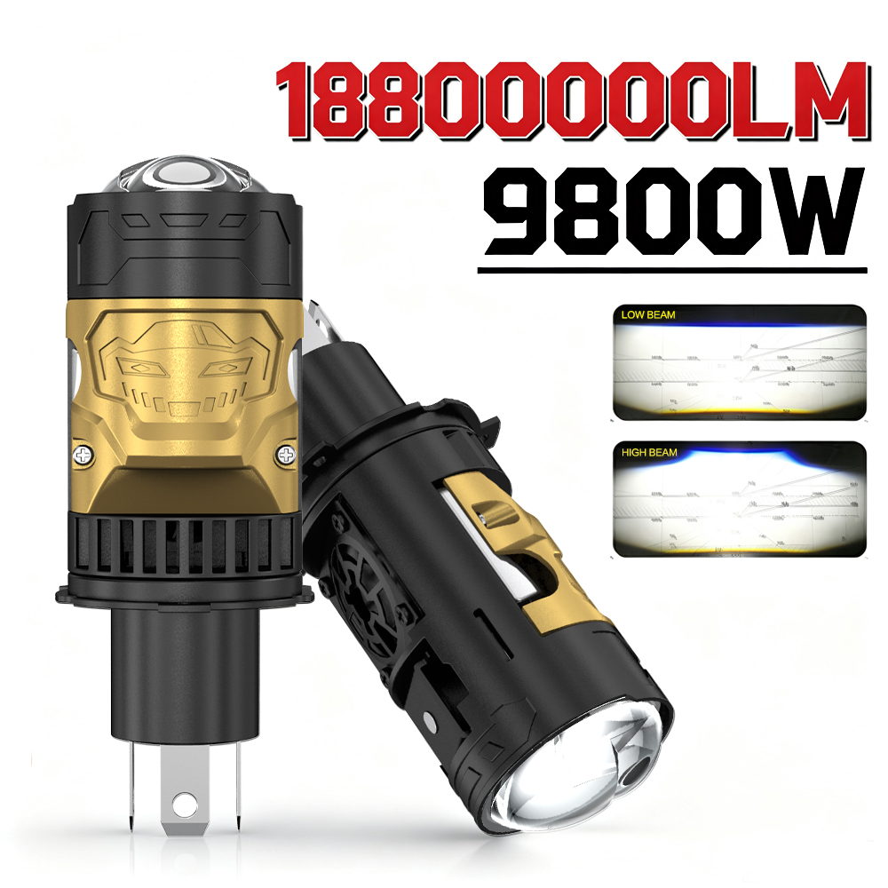 H4 LED 헤드라이트 프로젝터 렌즈 캔버스 슈퍼 브라 - Universal Motorcycle Led Headlight Projector 리뷰 및 가격