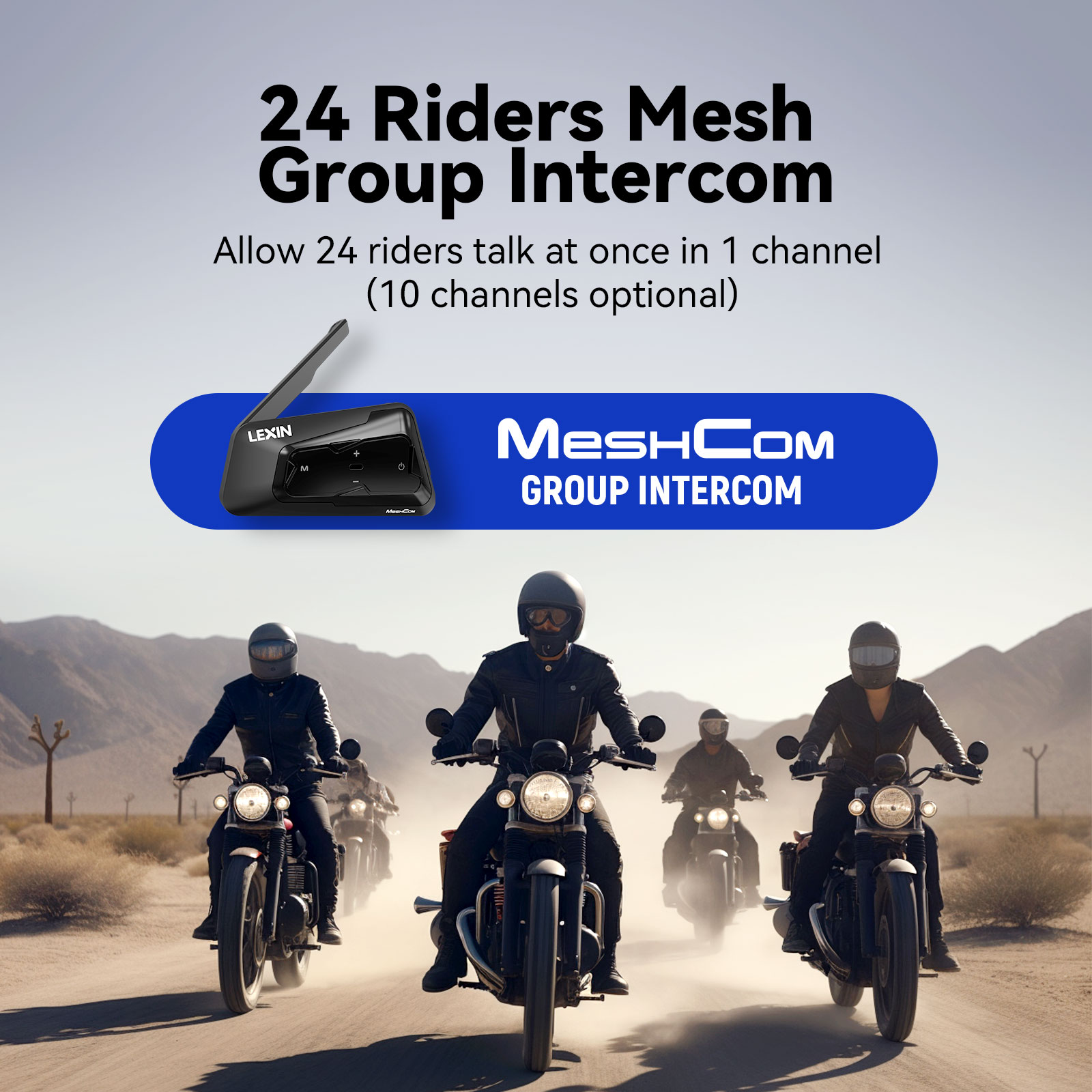 LEXIN-MeshCom 오토바이 메쉬 및 블루투스 헤 - Universal Motorcycle Helmet Intercom Headset 리뷰 및 가격