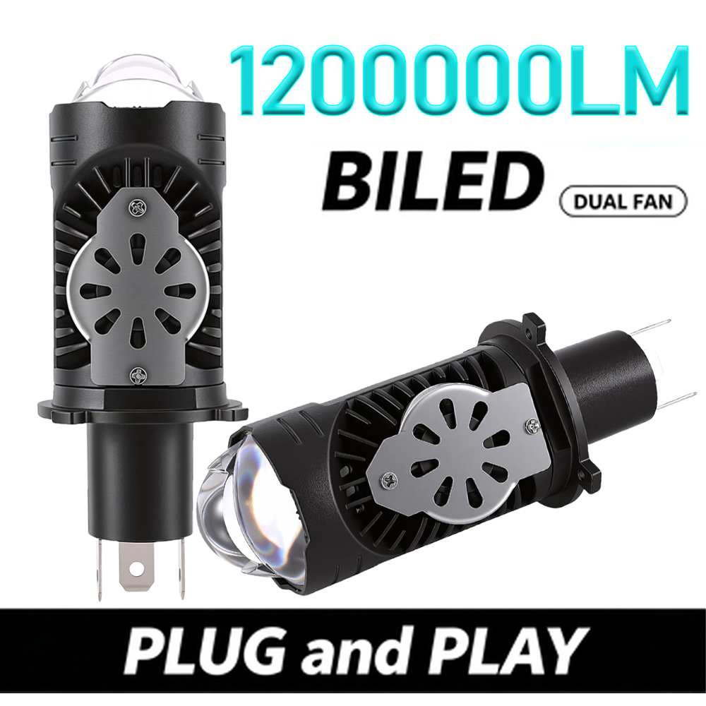 CANBUS H4 Bi LED 전구 자동차 헤드라이트  - Universal Motorcycle Led Headlight Projector 리뷰 및 가격