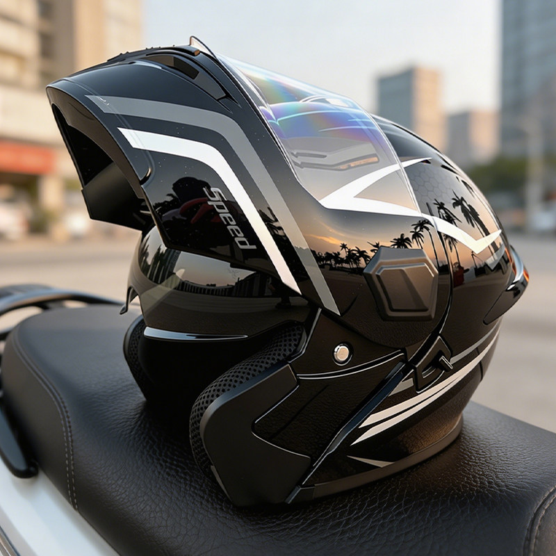 플립업식 모듈형 오토바이 헬멧, 남성용/여성용, 풀페이 - Modular Flip Up Motorcycle Helmet Dot Approved 리뷰 및 가격