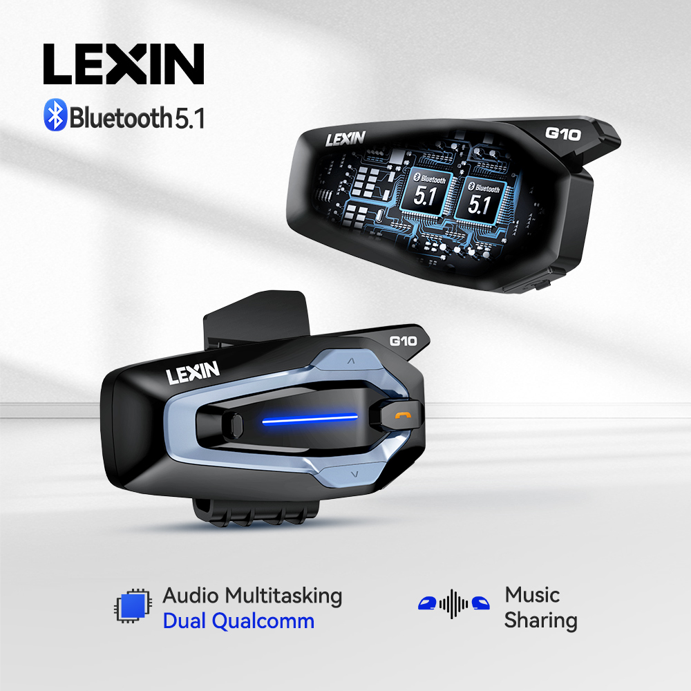 NEW-LEXIN G10 오토바이 헬멧 인터콤, 8명  - Full Face Motorcycle Helmet With Bluetooth 리뷰 및 가격