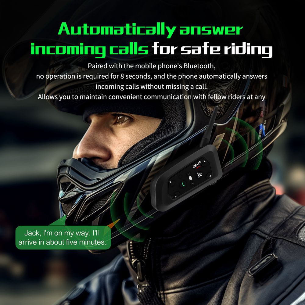 EJEAS V6 PRO + 오토바이 헬멧 인터콤 블루투 - Full Face Motorcycle Helmet With Bluetooth 리뷰 및 가격